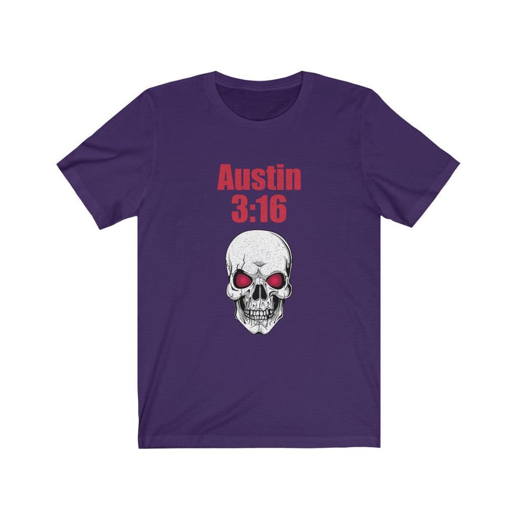 Austin 3:16 Red Eye Skull T-shirt - Wonder Skull