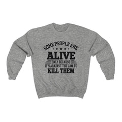 Some People Are Alive Unisex Heavy Blend™ Crewneck Sweatshirt - Wonder Skull