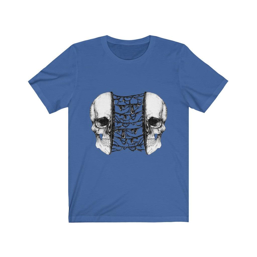 Gothic Skull Sketch T-Shirt - Wonder Skull