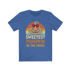 Funny Sweetest Pumpkin In The Patch Skull T-Shirt - Wonder Skull