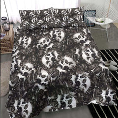 Hydrographic Film Skull Art Duvet Cover Set - Wonder Skull