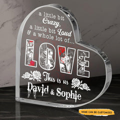 This Is Us - Customized Skull Crystal Heart Gifts - Wonder Skull