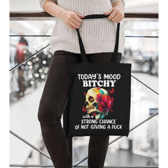 Today Mood Bitchy Tote Bags - Wonder Skull