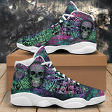 Skull Mayan Colorful Women's Sneaker Shoes - Wonder Skull