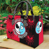 Red Nighmare Women's Tote Bag With Black Handle - Wonder Skull