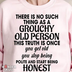 Grouchy Old Person Unisex Heavy Blend™ Crewneck Sweatshirt - Wonder Skull