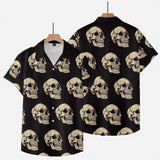 Skull Smiles Hawaiian Shirts For Men, Best-Selling Aloha Shirt - Wonder Skull