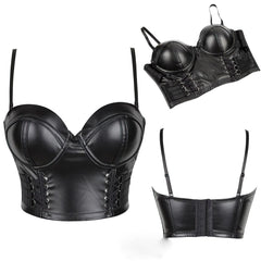 Black Gothic Bustier, Beautiful Corset For Women - Wonder Skull