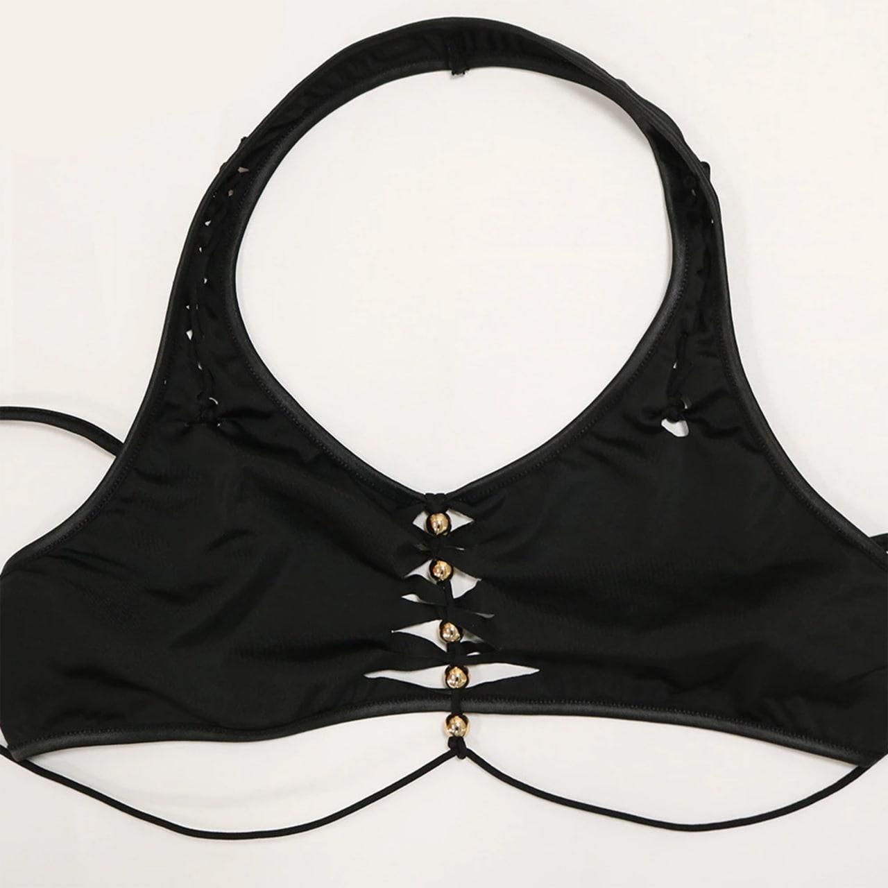Gothic Halter Crop Tops And Pants, Outstanding 2 Piece Set For Women - Wonder Skull