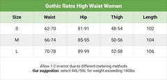 Gothic Retro High Waist, Attractive Pants For Women - Wonder Skull