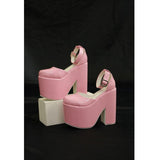 Pink Gothic High Heel Shoes, Punk Dark Fashion Footwear For Women - Wonder Skull