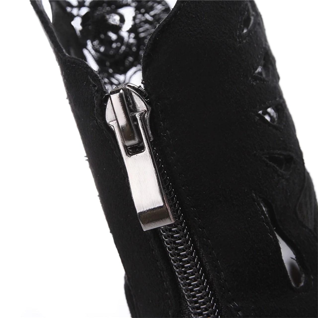Gothic High Heels Boots, Sexy Casual Footwear For Women - Wonder Skull