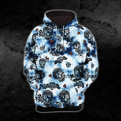 TieDye Mandala Skull Combo Hoodie and Leggings - Wonder Skull