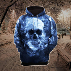 Winter Color Skull Combo Hoodie and Leggings - Wonder Skull