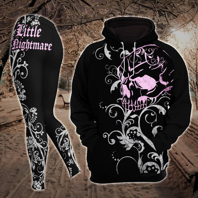 Gothic Skull Little Nightmare Combo Hoodie and Leggings - Wonder Skull