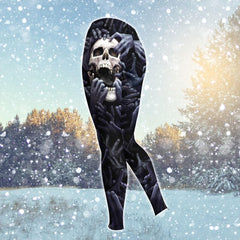 Horor Skull Hands Combo Hoodie and Leggings - Wonder Skull