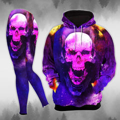 Double Shadow Skull Combo Hoodie and Leggings - Wonder Skull