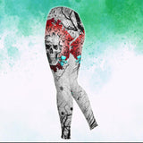 Punk Skull Gothic Artwork Combo Hoodie and Leggings - Wonder Skull