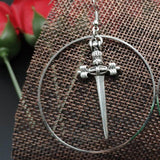 Gothic Swords Earrings Stanless Steel Jewelry - Wonder Skull
