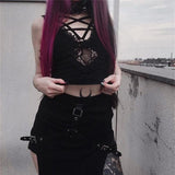 Gothic Tank Tops Streetwear - Wonder Skull