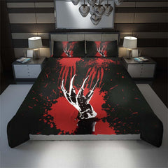 Scary Bloody Claw Duvet Cover Set - Wonder Skull