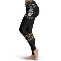 Skull Mom Open Back Tank Top And Leggings Set - Wonder Skull